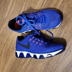 Nike blue running shoes